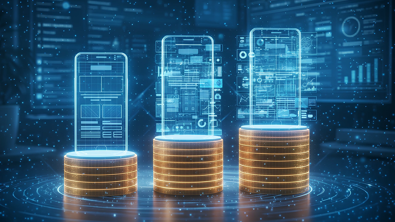 Applikáció fejlesztés ársávok