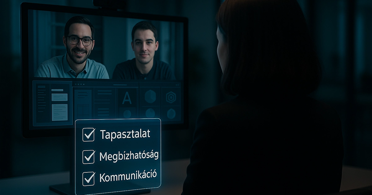 megbizható fejlesztő kiválasztás