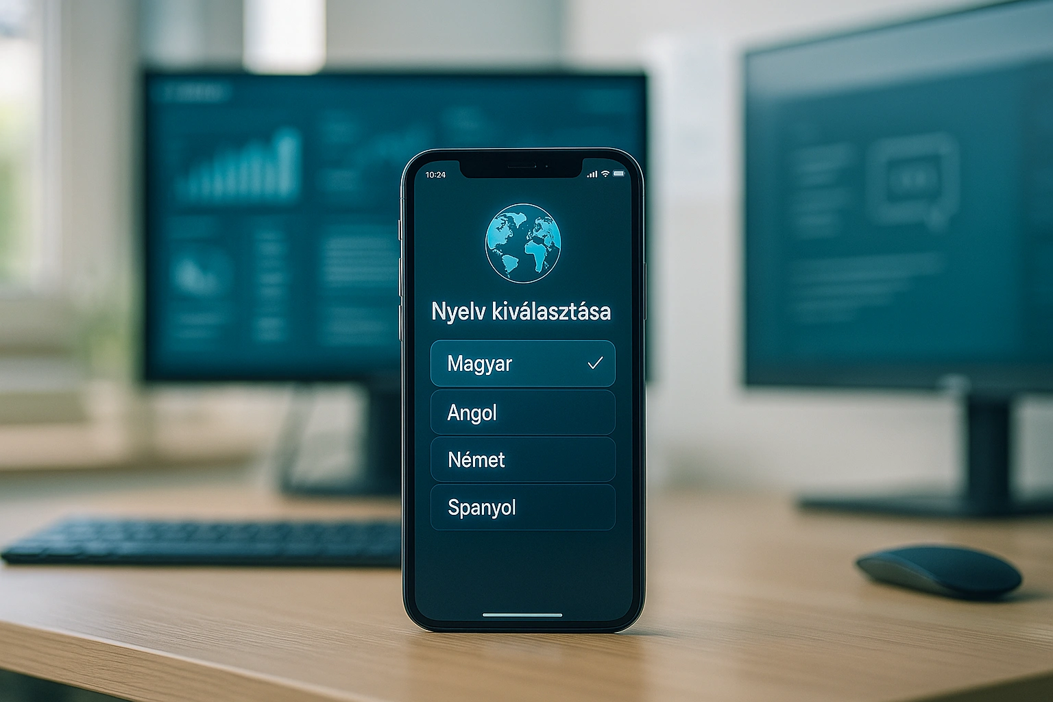 Többnyelvű mobil applikáció