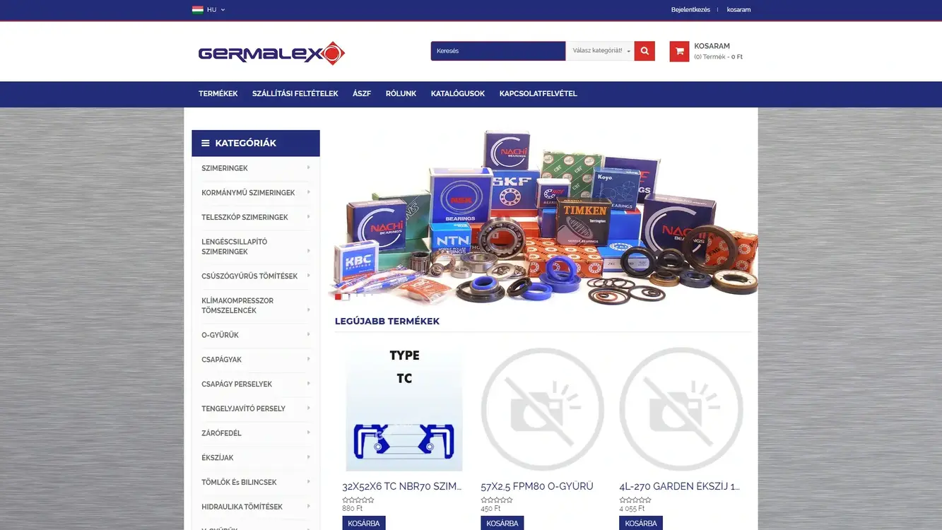 webshop készítés germalex referencia