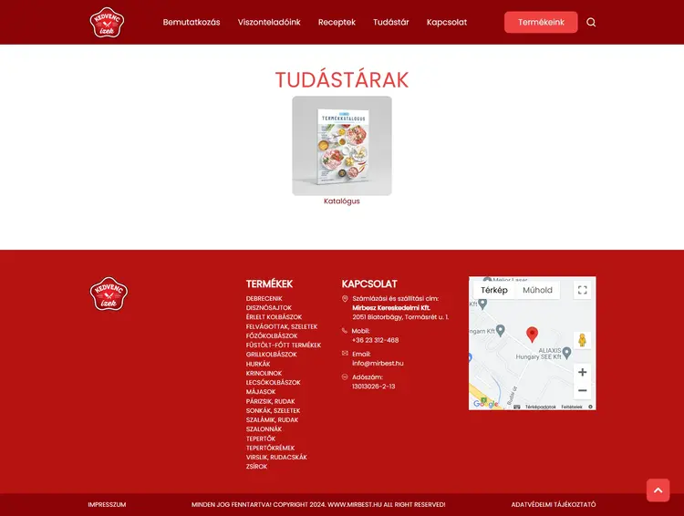 kedvenc ízek tudástárak
