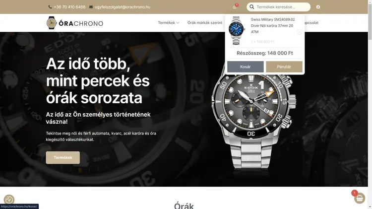 órachrono hu nyitó szekció