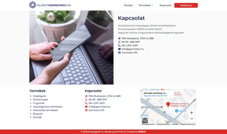 üllői úti csapágybolt hu kapcsolat