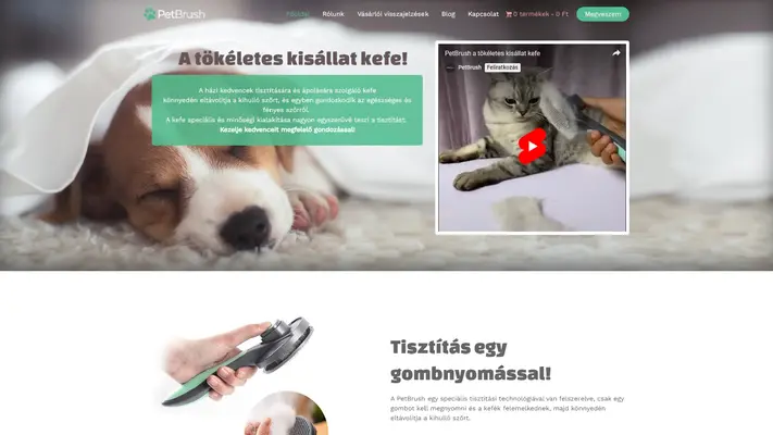 petbrush webdesign